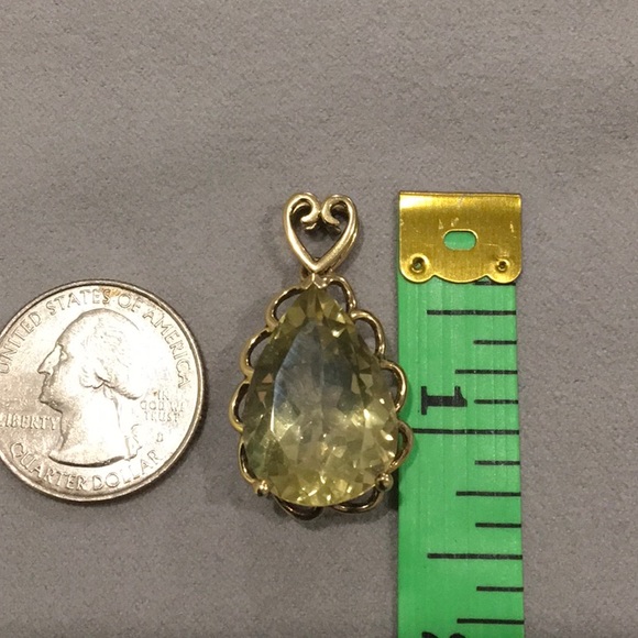 Large Citrine Pendant - Picture 4 of 6